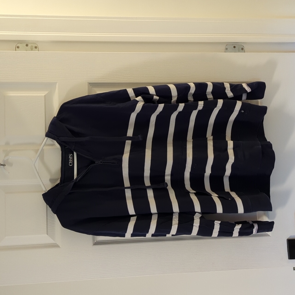 Chaps hoodie with half zip